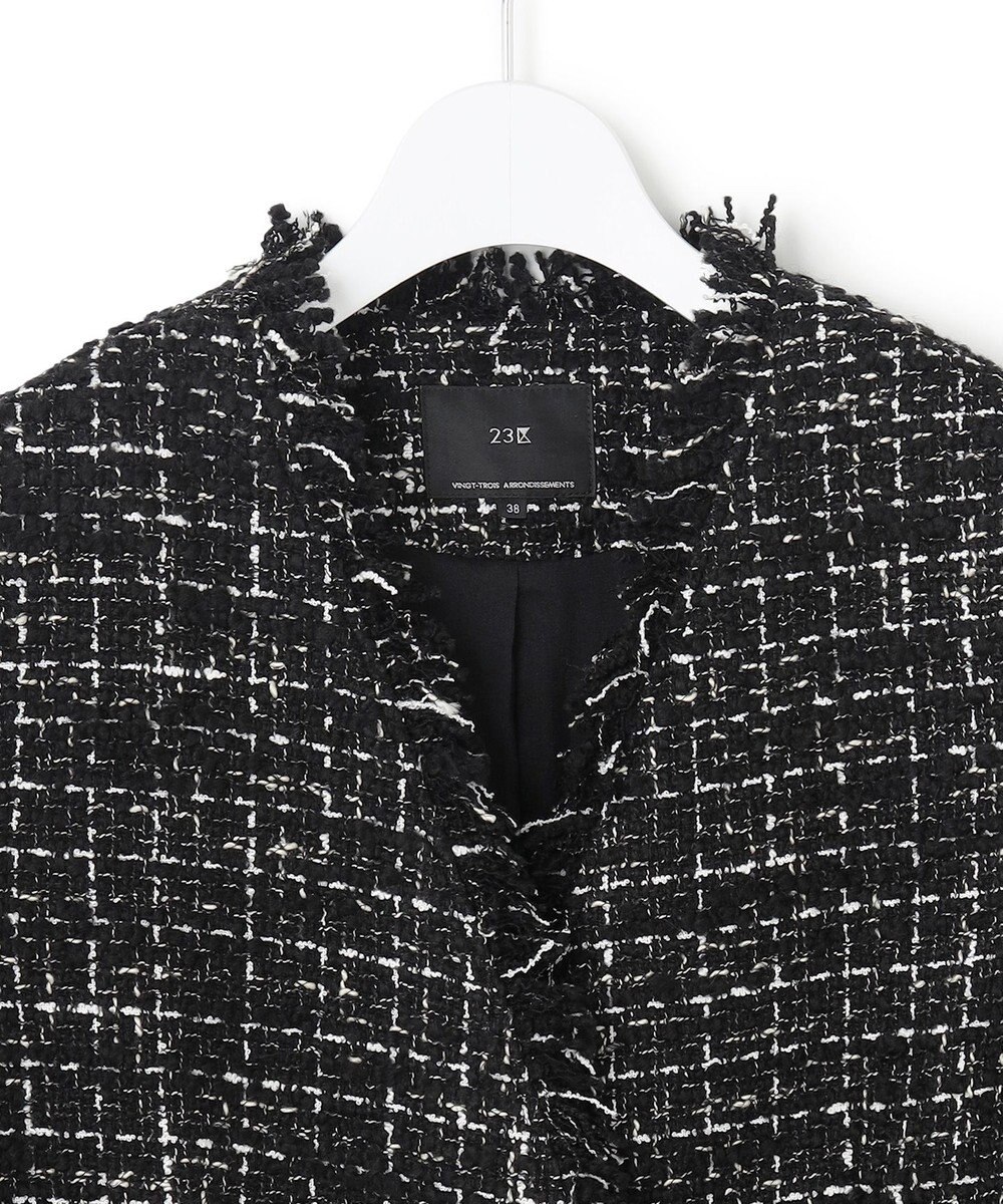 23区 L 【GLOW10月号掲載】GIOLICA オータム ツイード ジレ 