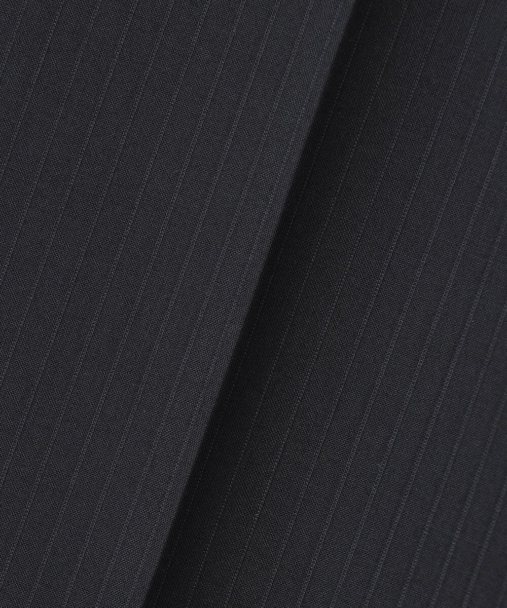 GOTAIRIKU 【オールシーズン対応】WOOL×POLYESTER ライトウェイト スーツ（ブラックストライプ） 