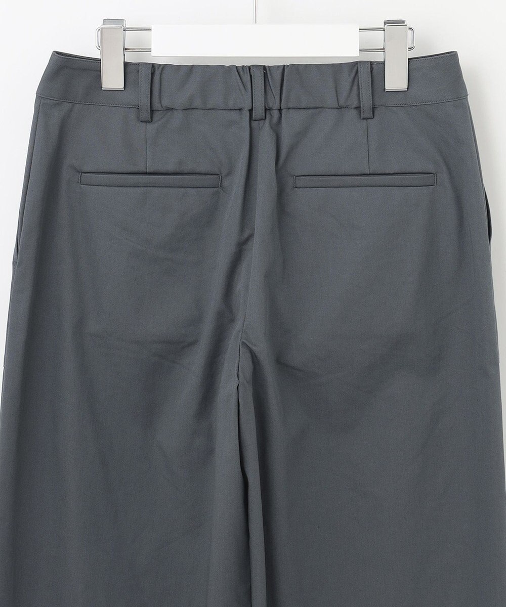 J.PRESS LADIES 【洗える】 ストレッチツイル セミワイド ベイカー パンツ 