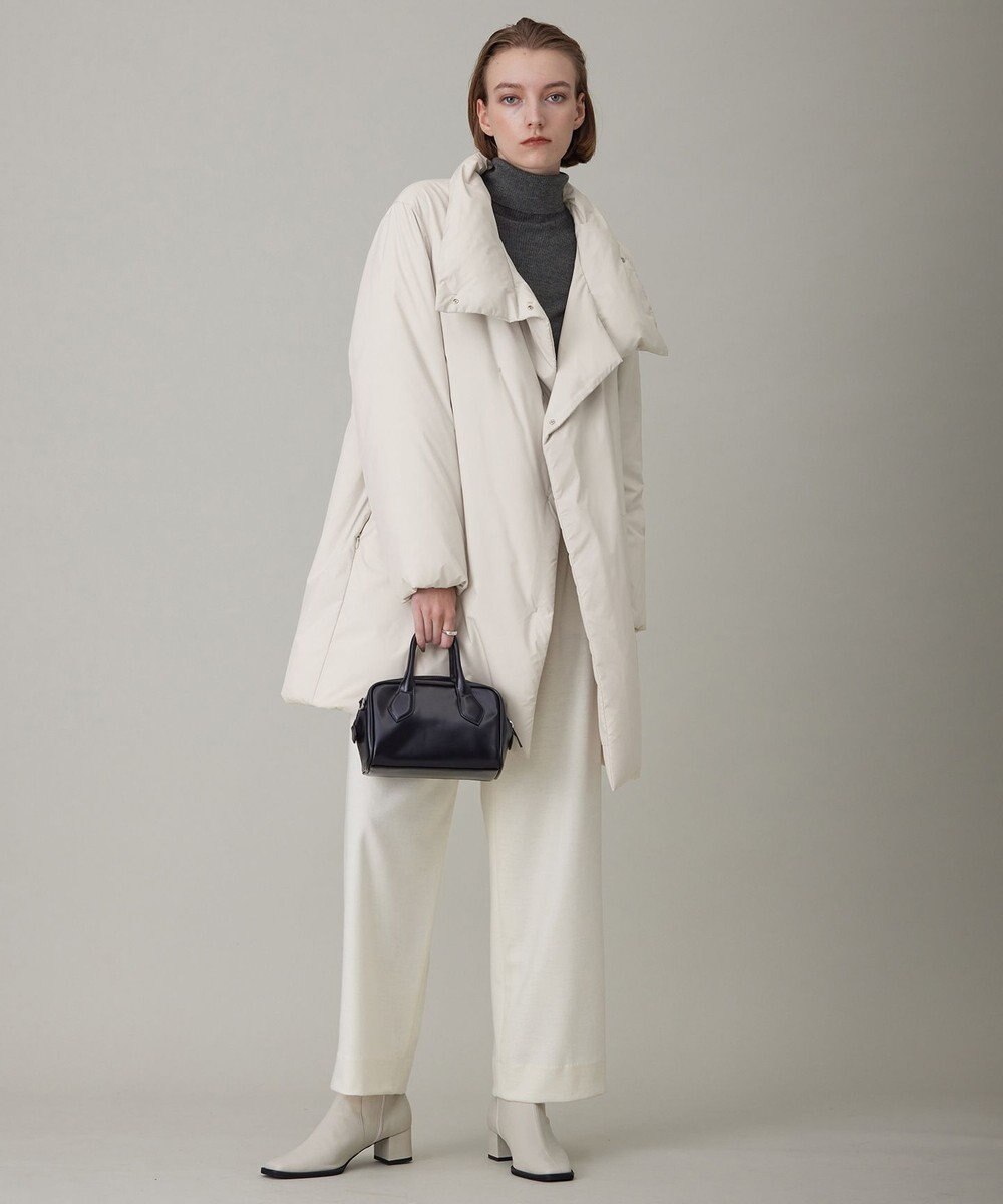 ICB 【洗える】 ウォッシャブルウールジャージー ワイドパンツ 