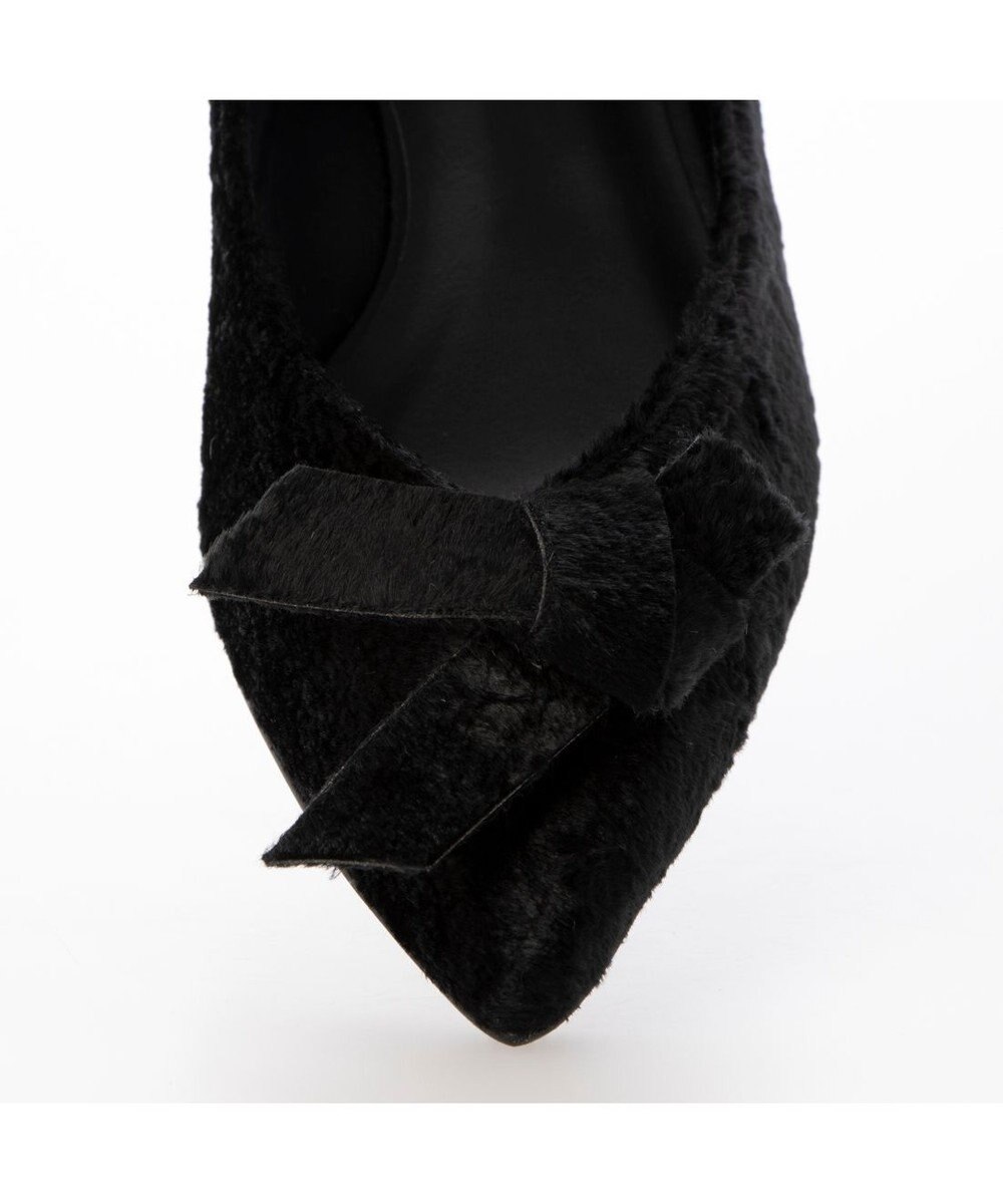 MODE ET JACOMO <carino>ベルベットリボンパンプス 