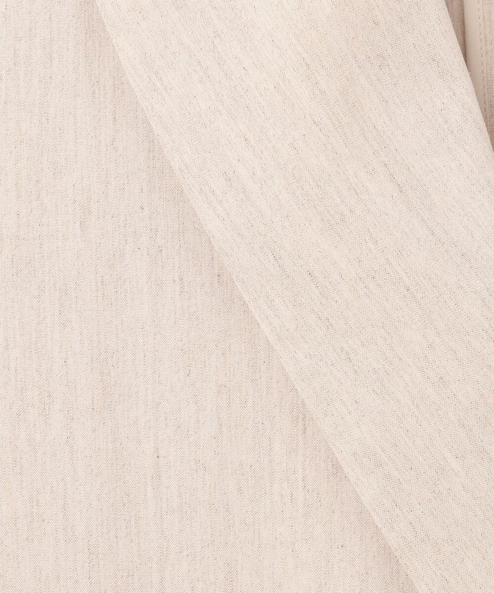 自由区 【セットアップ対応・洗える】リネンビスコースストレッチ ジレ 