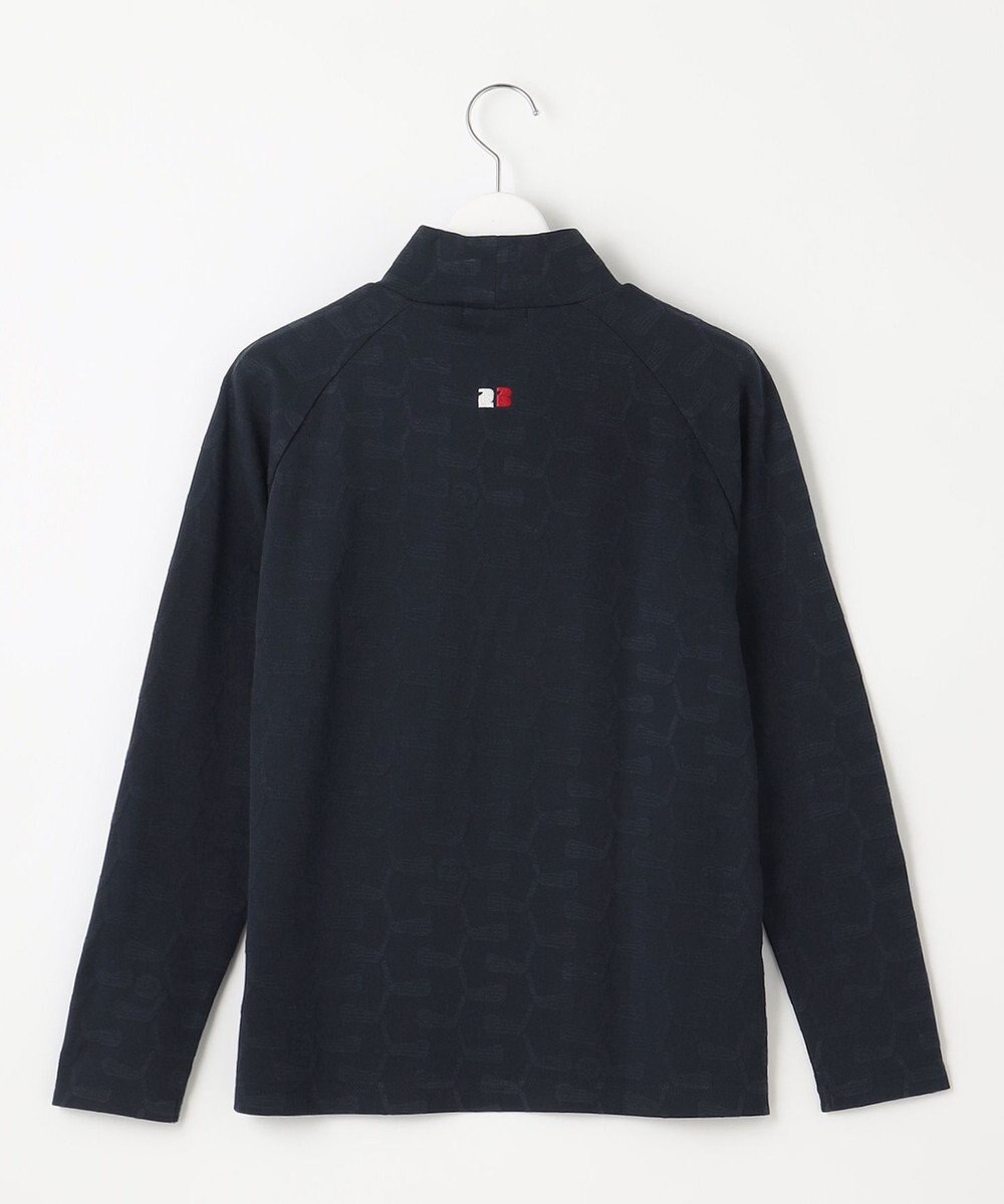 23区GOLF 【WOMEN】クラブジャガード柄 モックネックシャツ 