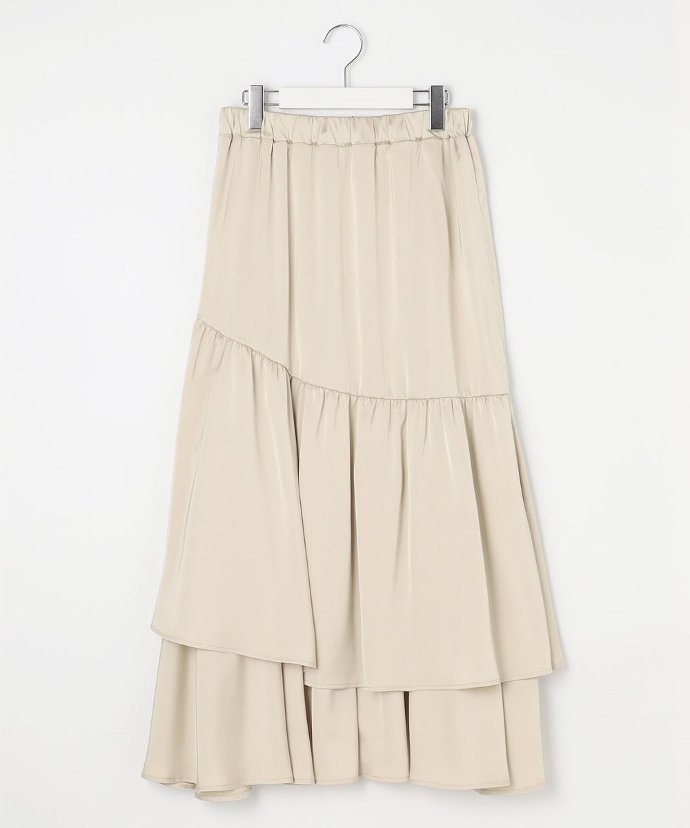 Feroux 【セットアイテム】裏毛プルオーバー×ランダムプリーツ スカート 