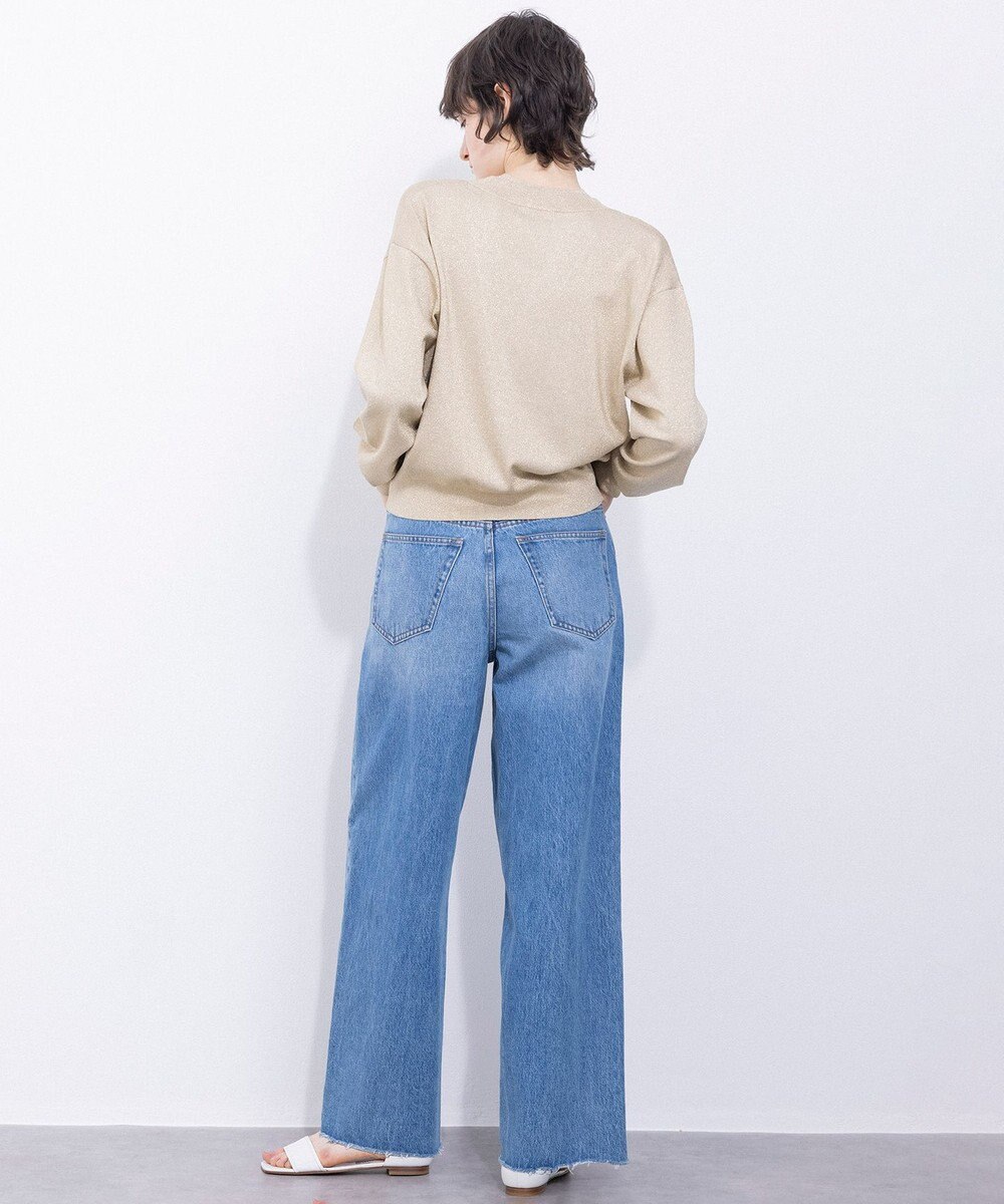 NAVE 【Nave・洗える】ラメニット カーディガン 