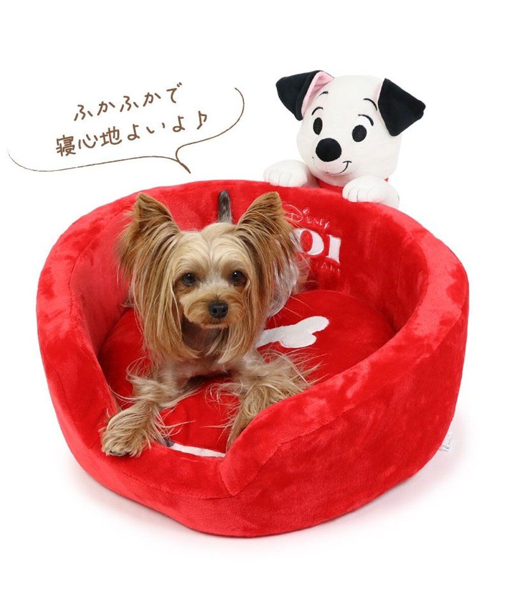 犬 ベッド ディズニー １０１匹わんちゃん カドラーベッド (53×53cm