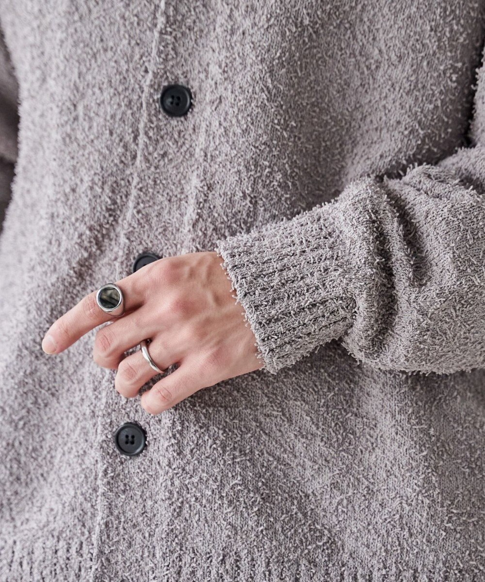 WEGO ツイストブークレカーディガン 