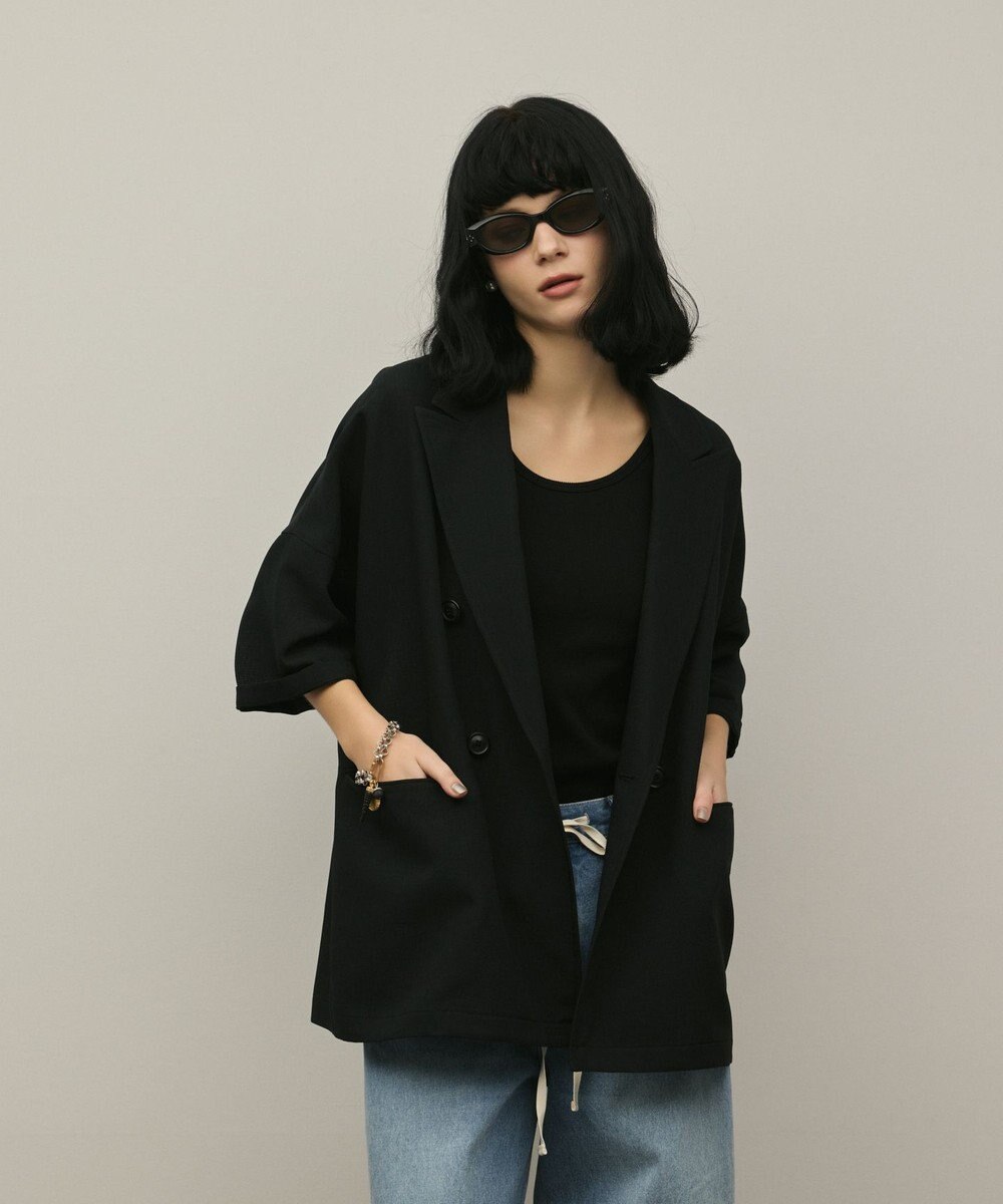 GRACE CONTINENTAL ドルマンテーラードジャケット 