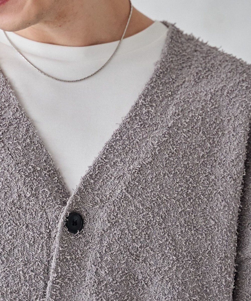 WEGO ツイストブークレカーディガン 