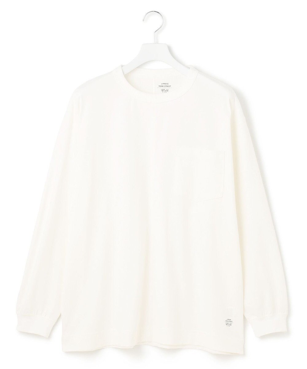 J.PRESS YORK STREET 【UNISEX】ポケット付き ロングスリーブTシャツ 