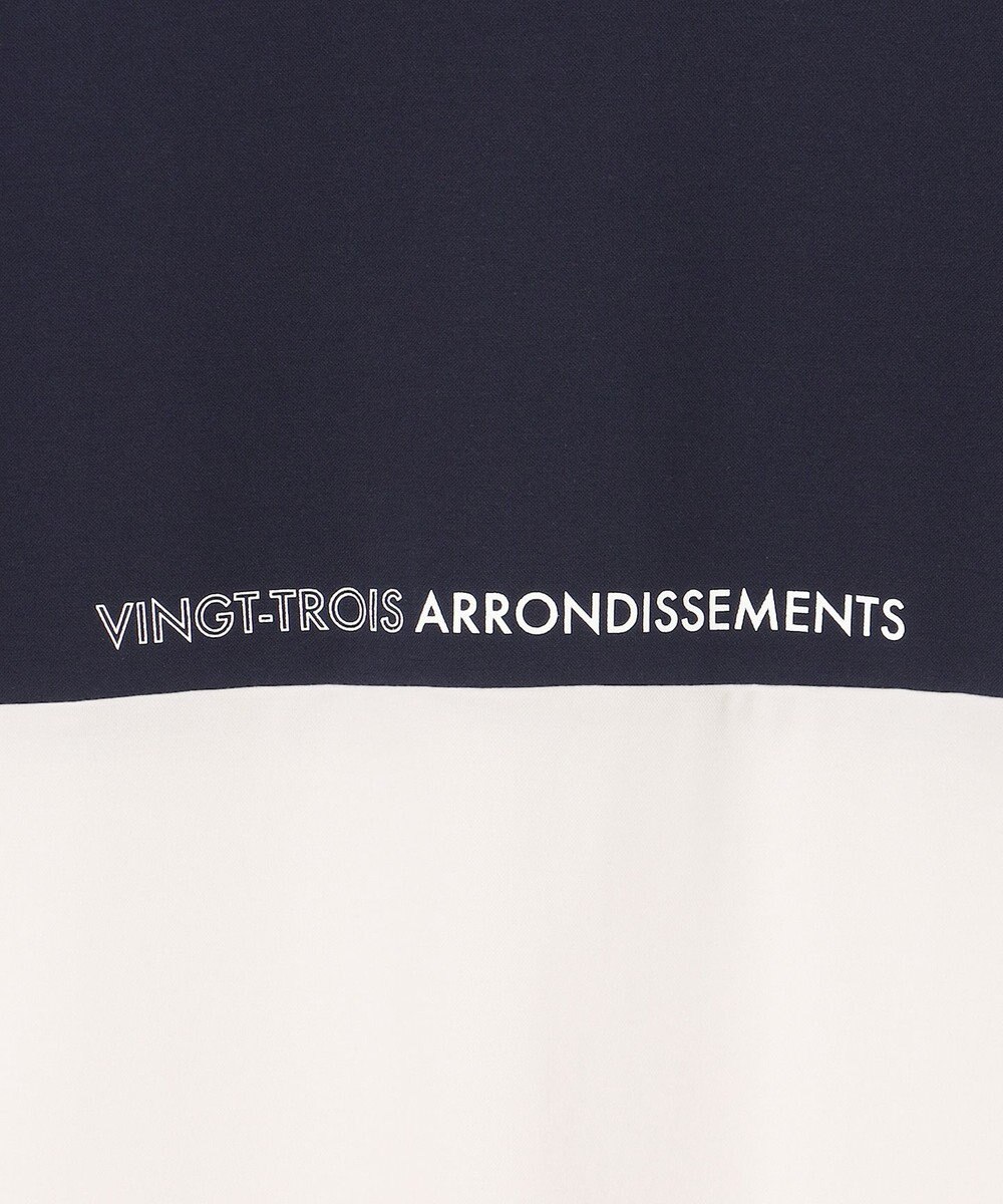 23区GOLF 【MEN】【UVケア】バイカラー 半袖モックネックシャツ 