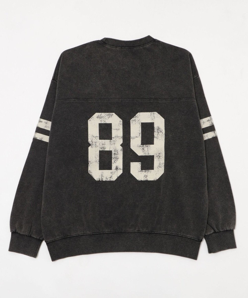 WEGO 【ユニセックス着用ITEM】ケミカルウォッシュナンバリングプルオーバー 