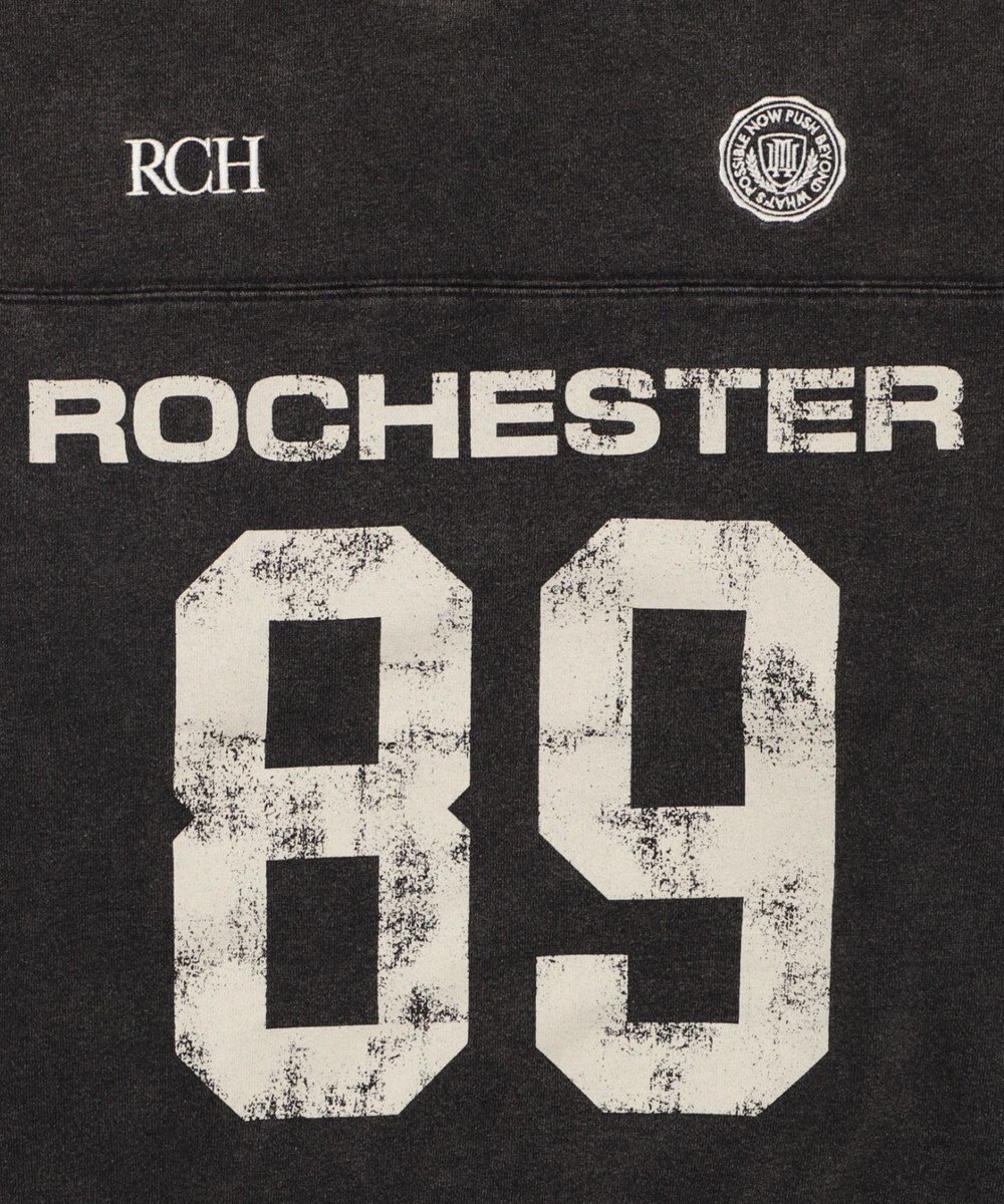 WEGO 【ユニセックス着用ITEM】ケミカルウォッシュナンバリングプルオーバー 