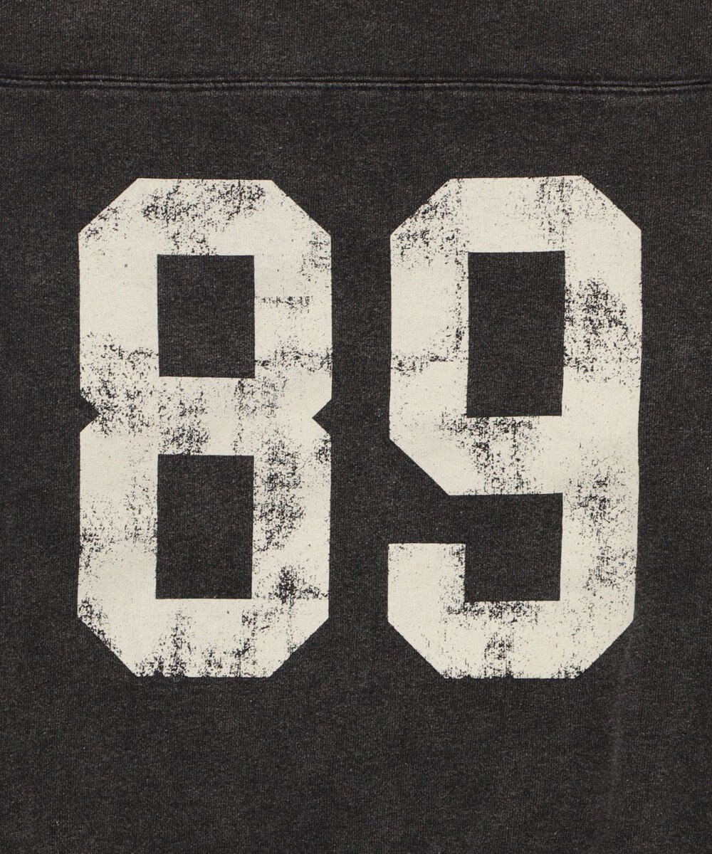 WEGO 【ユニセックス着用ITEM】ケミカルウォッシュナンバリングプルオーバー 