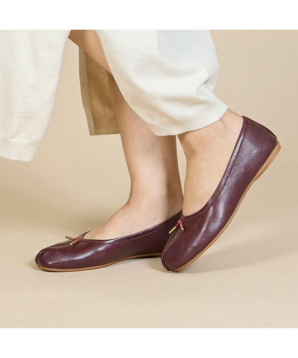 ing <ing>足袋デザインバレエシューズ 