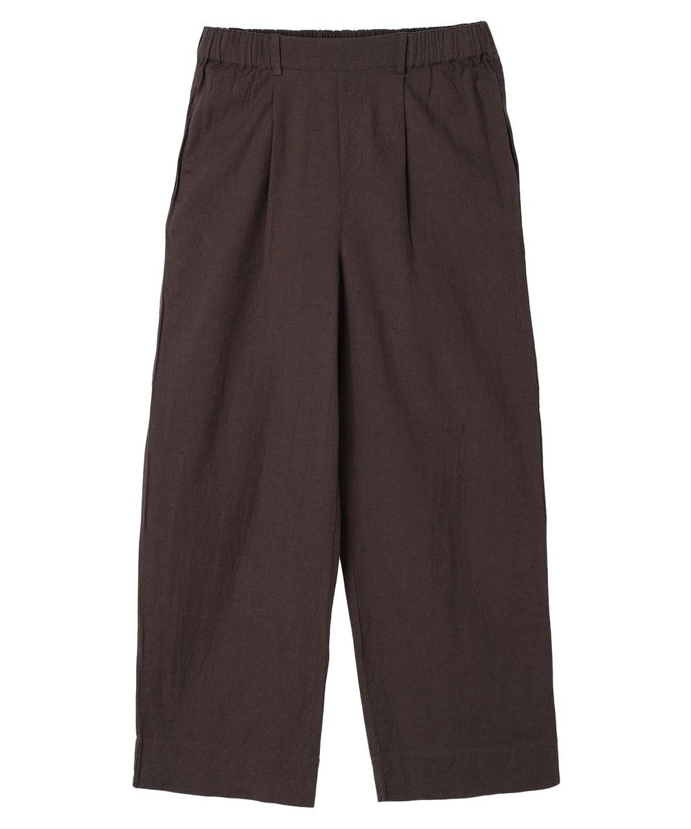 earth music&ecology 綿麻キャンブリッククロップドパンツ 