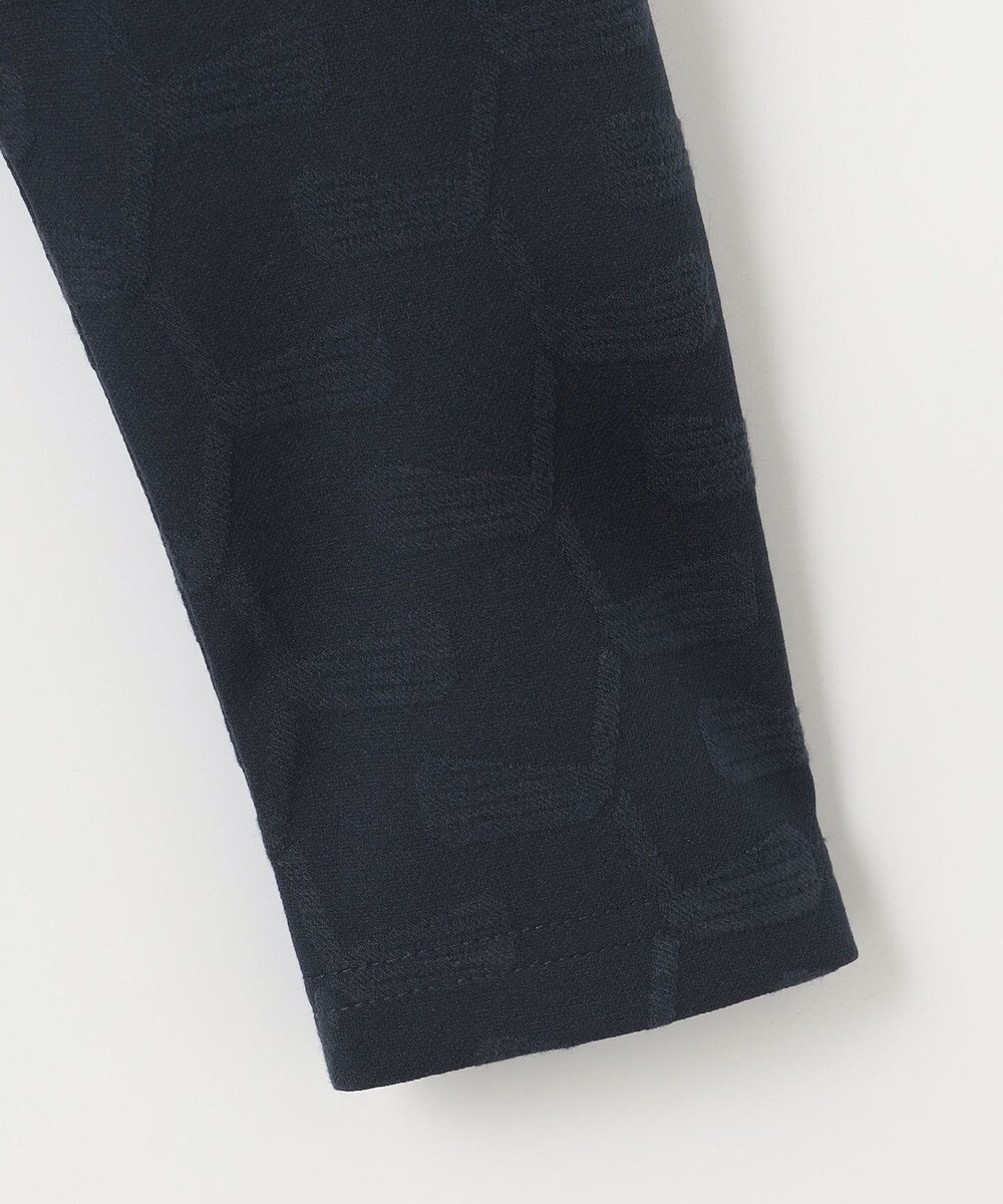 23区GOLF 【WOMEN】クラブジャガード柄 モックネックシャツ 