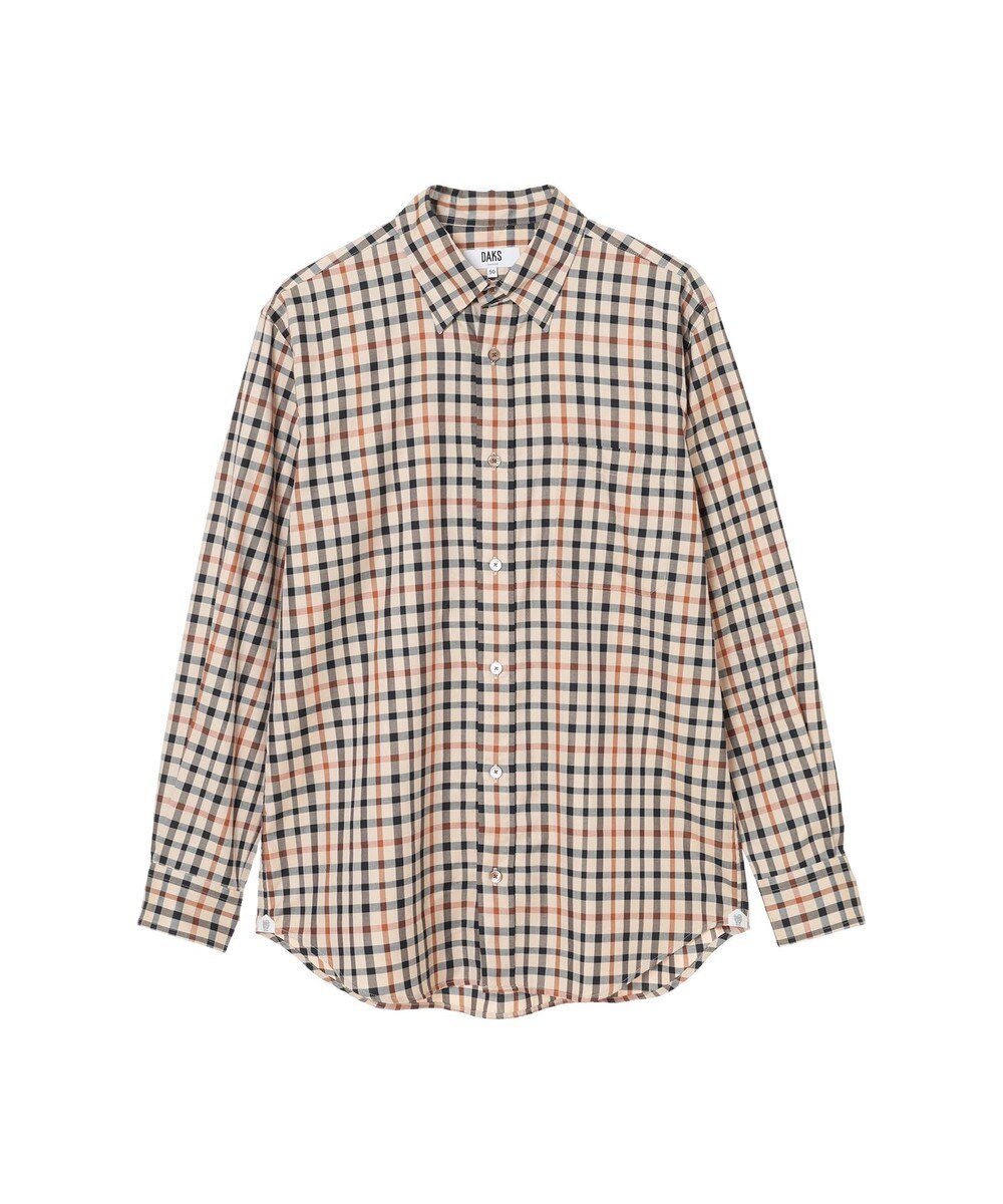 DAKS コットン ハウスチェックシャツ 