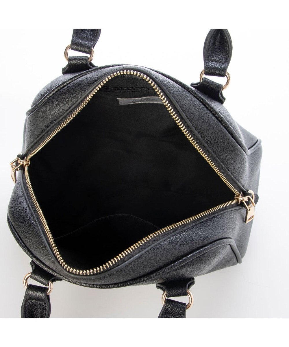 UNBILLION カシュカシュ cachechche / シボフェイクレザー2wayボストンバッグ 