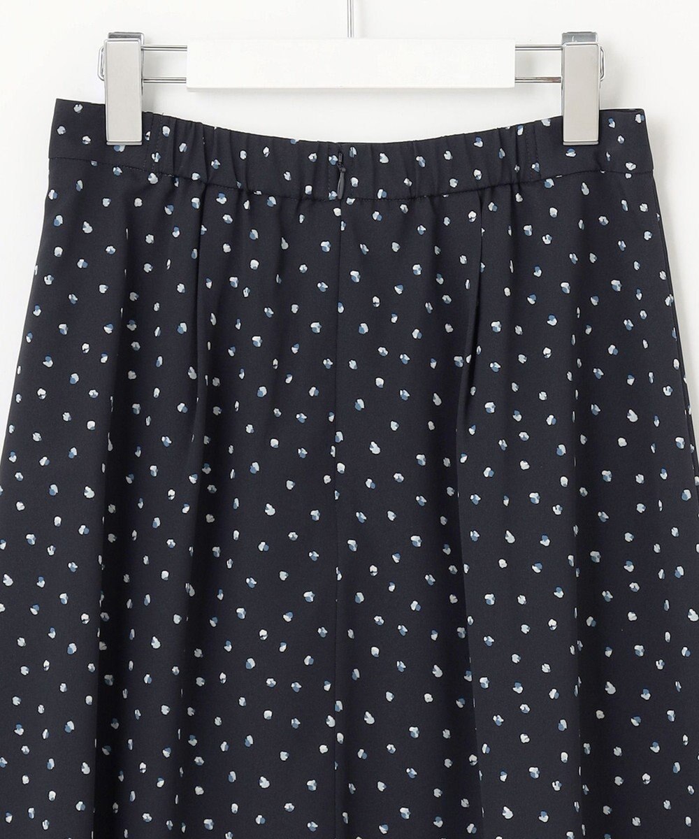 J.PRESS LADIES S 【洗える】ドット フラワープリント スカート 