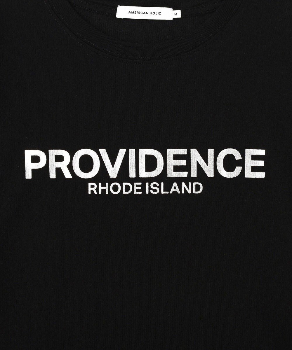 AMERICAN HOLIC SILVERプリント半袖Tシャツ 