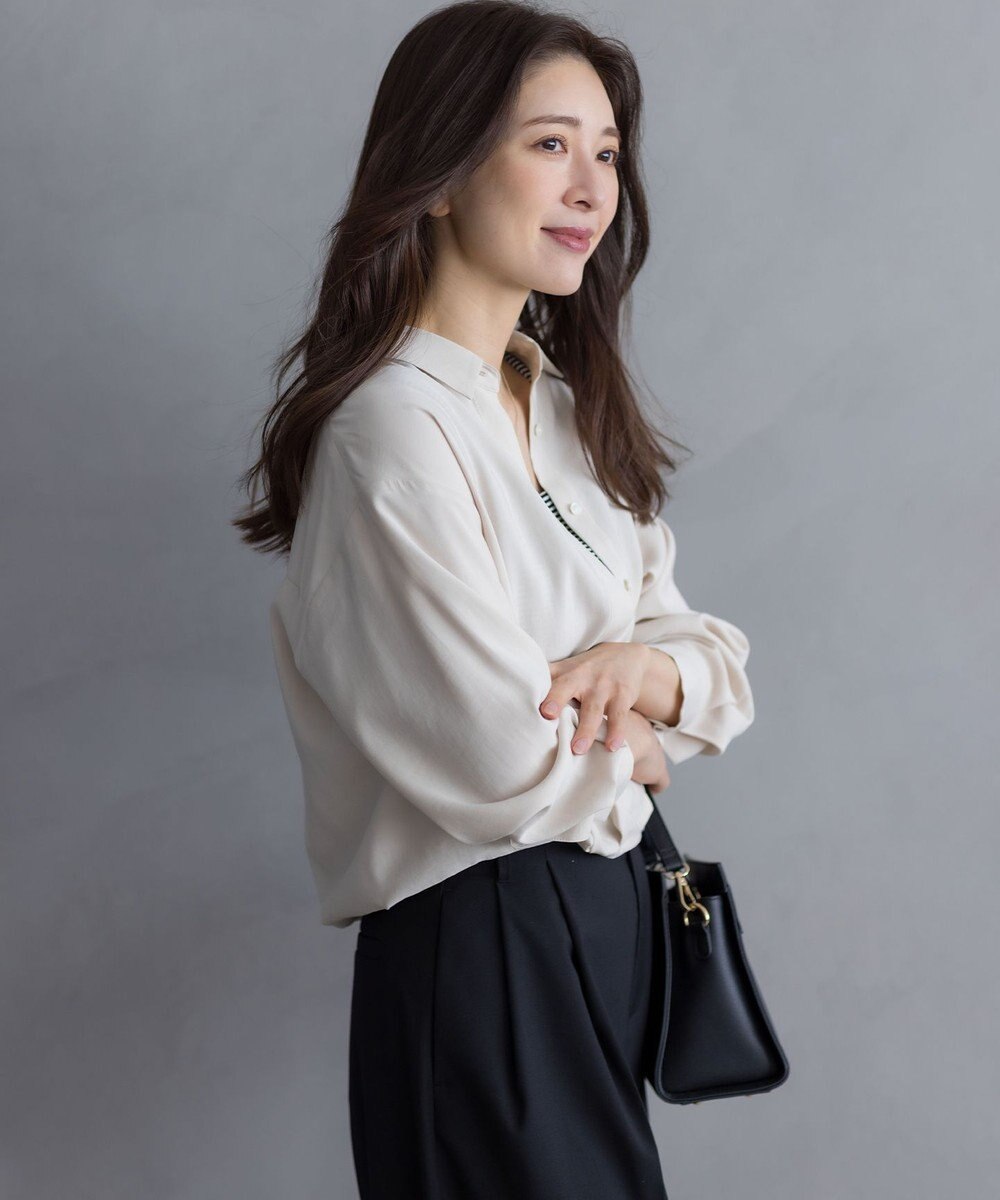 組曲 バウンディングシャーティングカシュクール ブラウス 