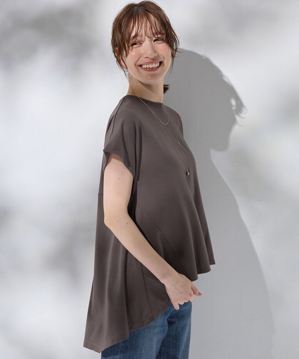 ANY L シルケットスムースチュニック 