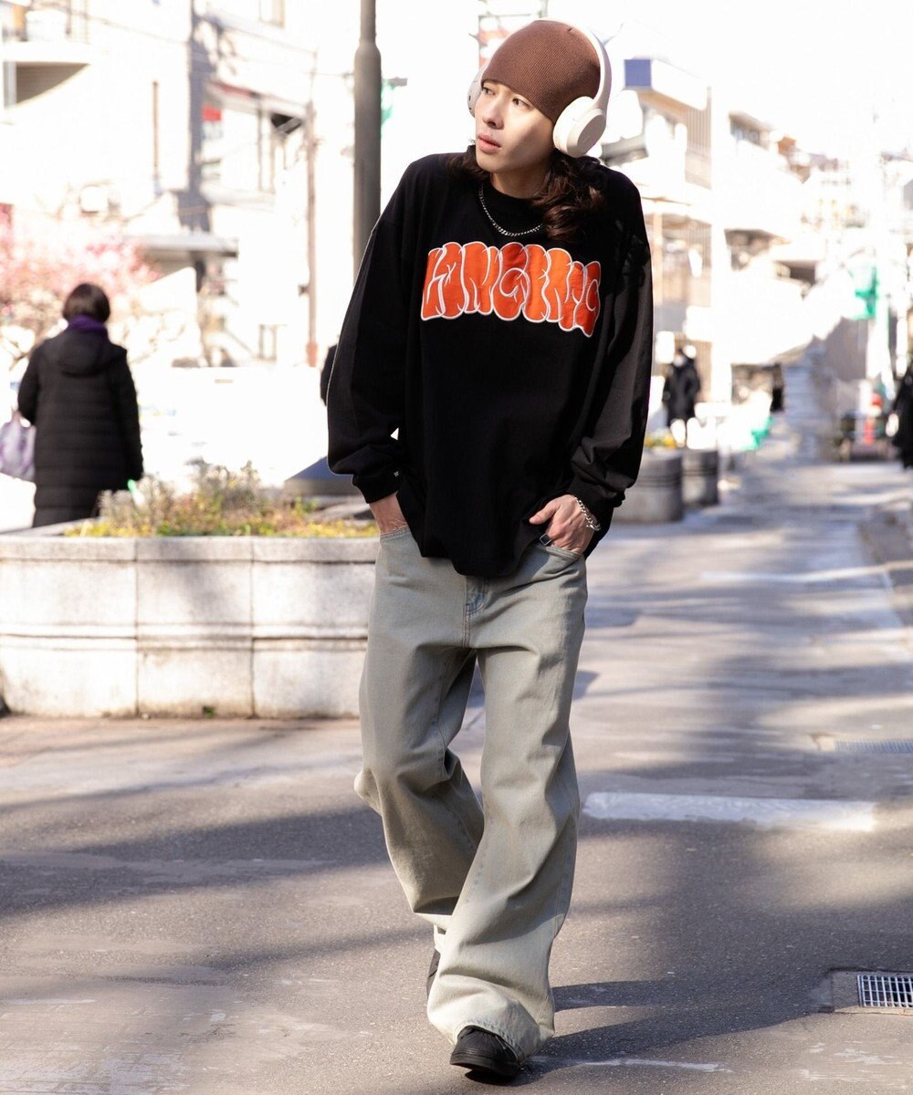 WEGO 【SETITEM】アクセ付きグラフィックロンT 