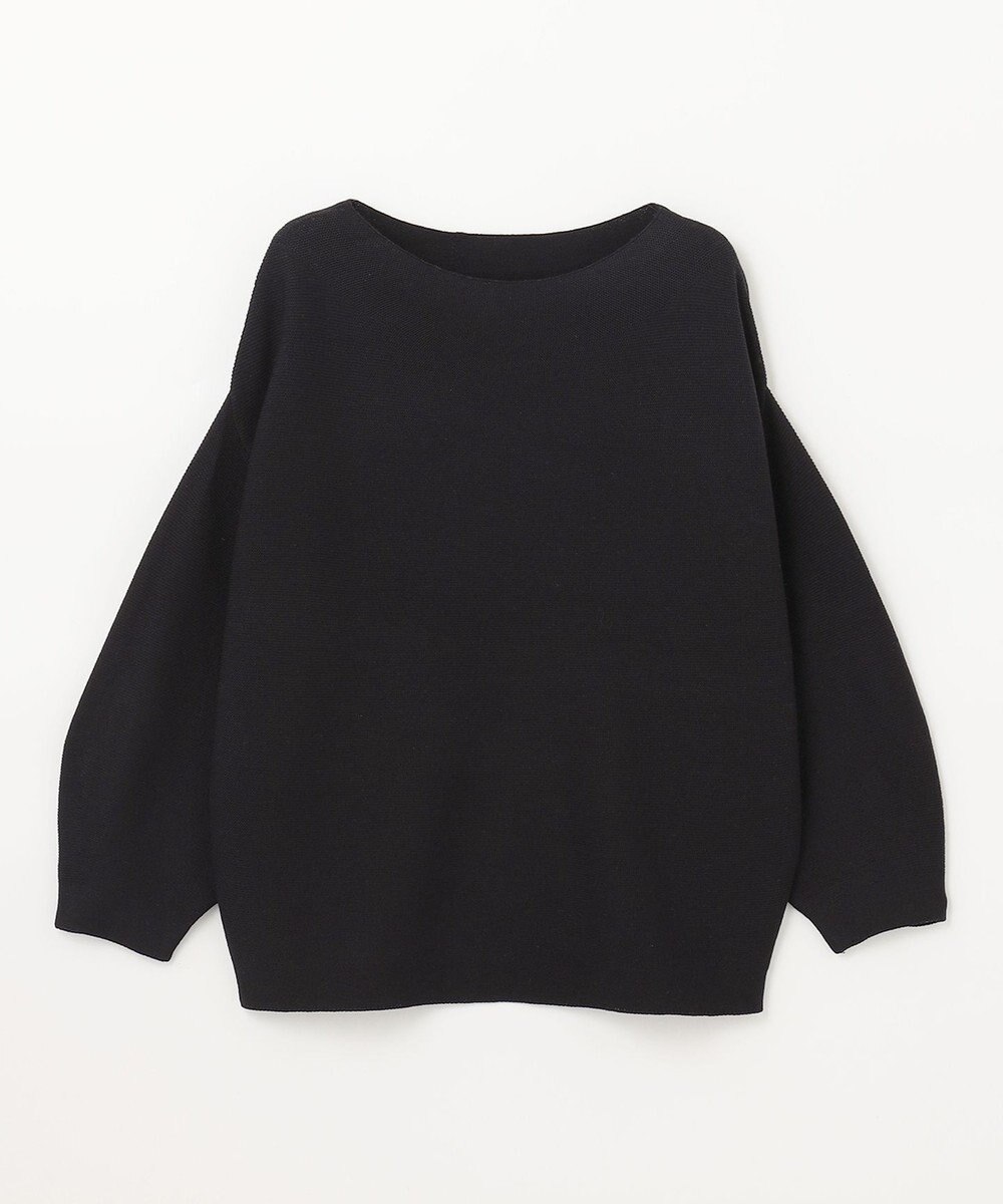 ANY 【洗濯機可】パフスリーブガーターニット 