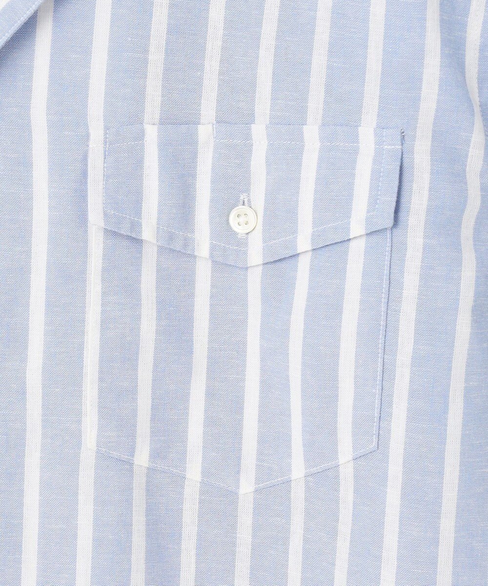 J.PRESS MEN 【HYBRID LINEN】オープンカラーシャツ 