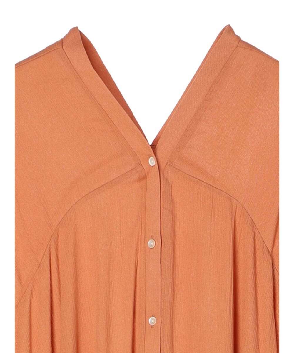 earth music&ecology レーヨンビッグシャツチュニック 