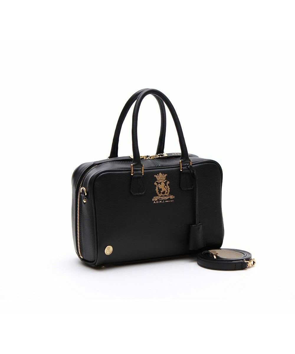 A.D.M.J. 【牛革】クラシックアニルブリロ/ボストン25cm(ショルダーストラップ付) 