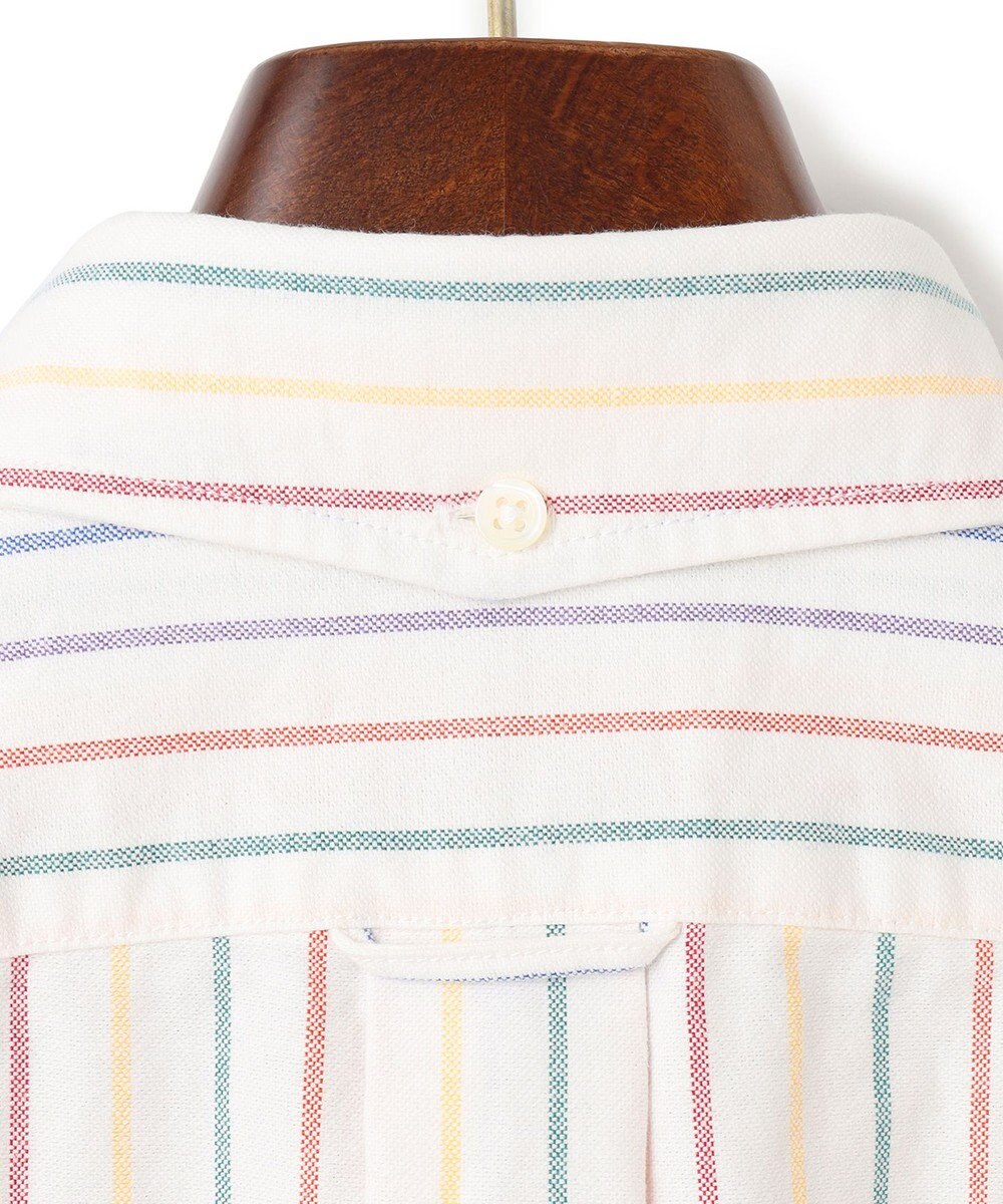 J.PRESS MEN コットンオックス マルチストライプ シャツ / ボタンダウン 