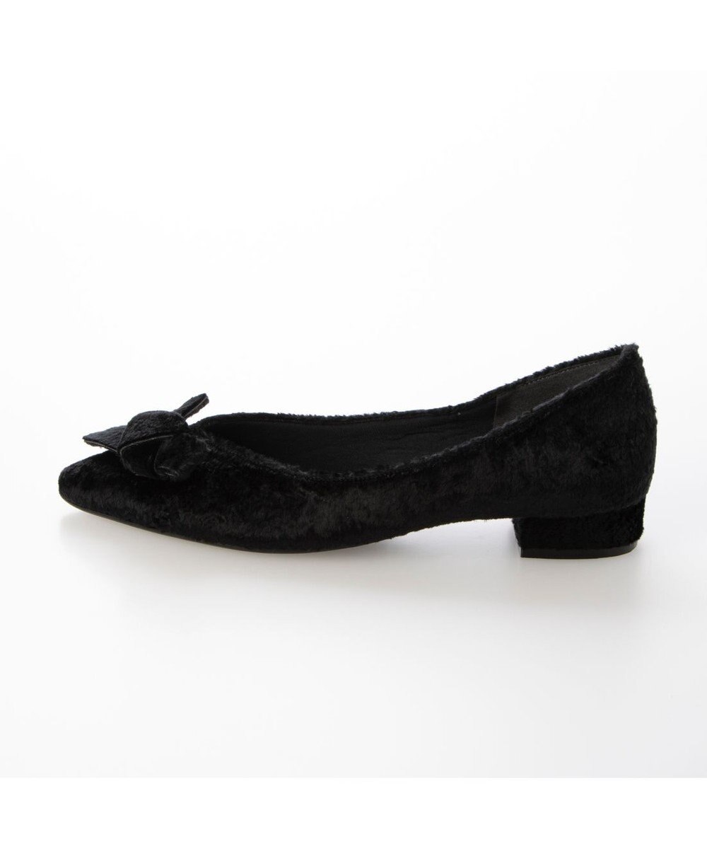 MODE ET JACOMO <carino>ベルベットリボンパンプス 
