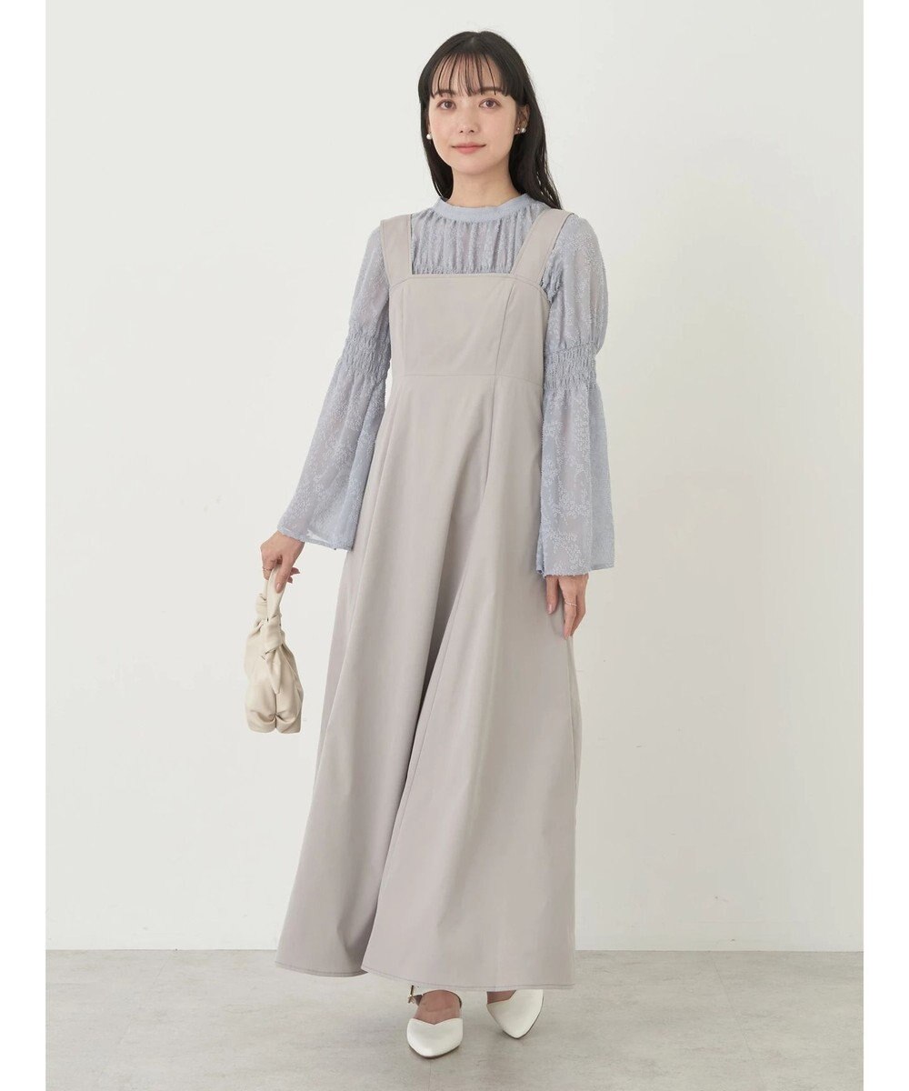 earth music&ecology ステッチジャンドレ 