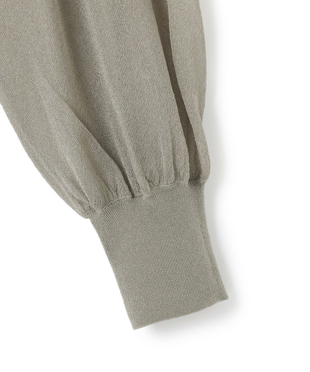 ICB L 【洗える】クロスコンビ シアースリーブニット 