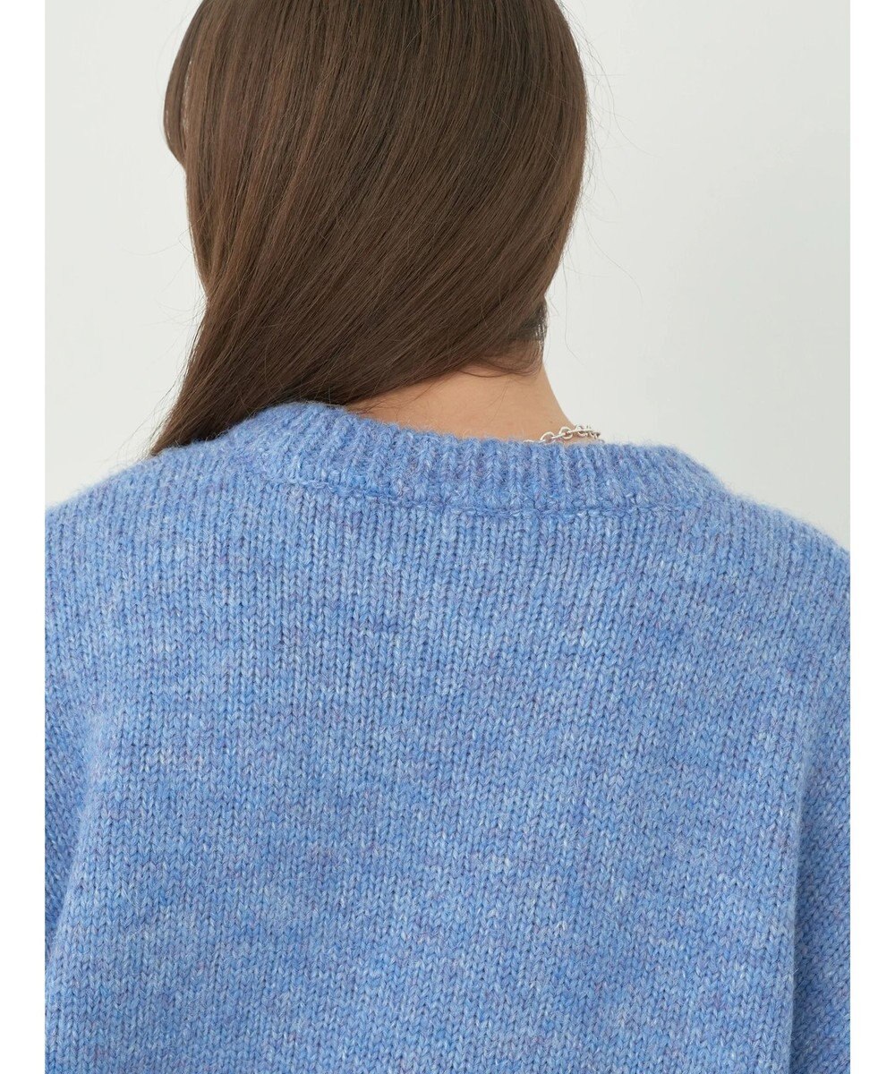 earth music&ecology ファンシーヤーンメランジプルオーバー 