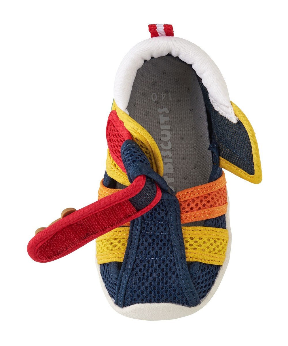 MIKI HOUSE HOT BISCUITS 【13-17cm】ダブルラッセル 水抜けセカンドサンダル 