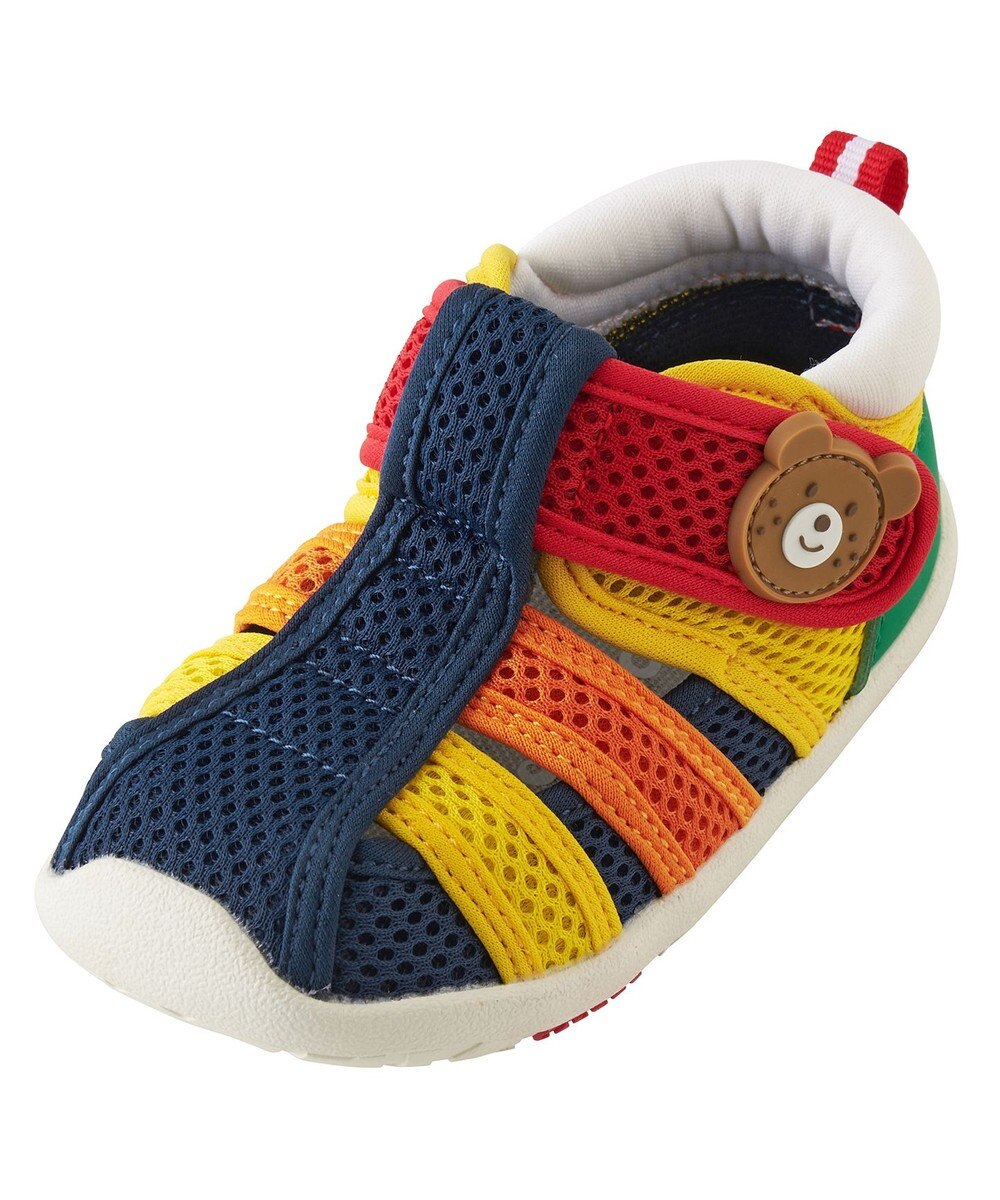 MIKI HOUSE HOT BISCUITS 【13-17cm】ダブルラッセル 水抜けセカンドサンダル 