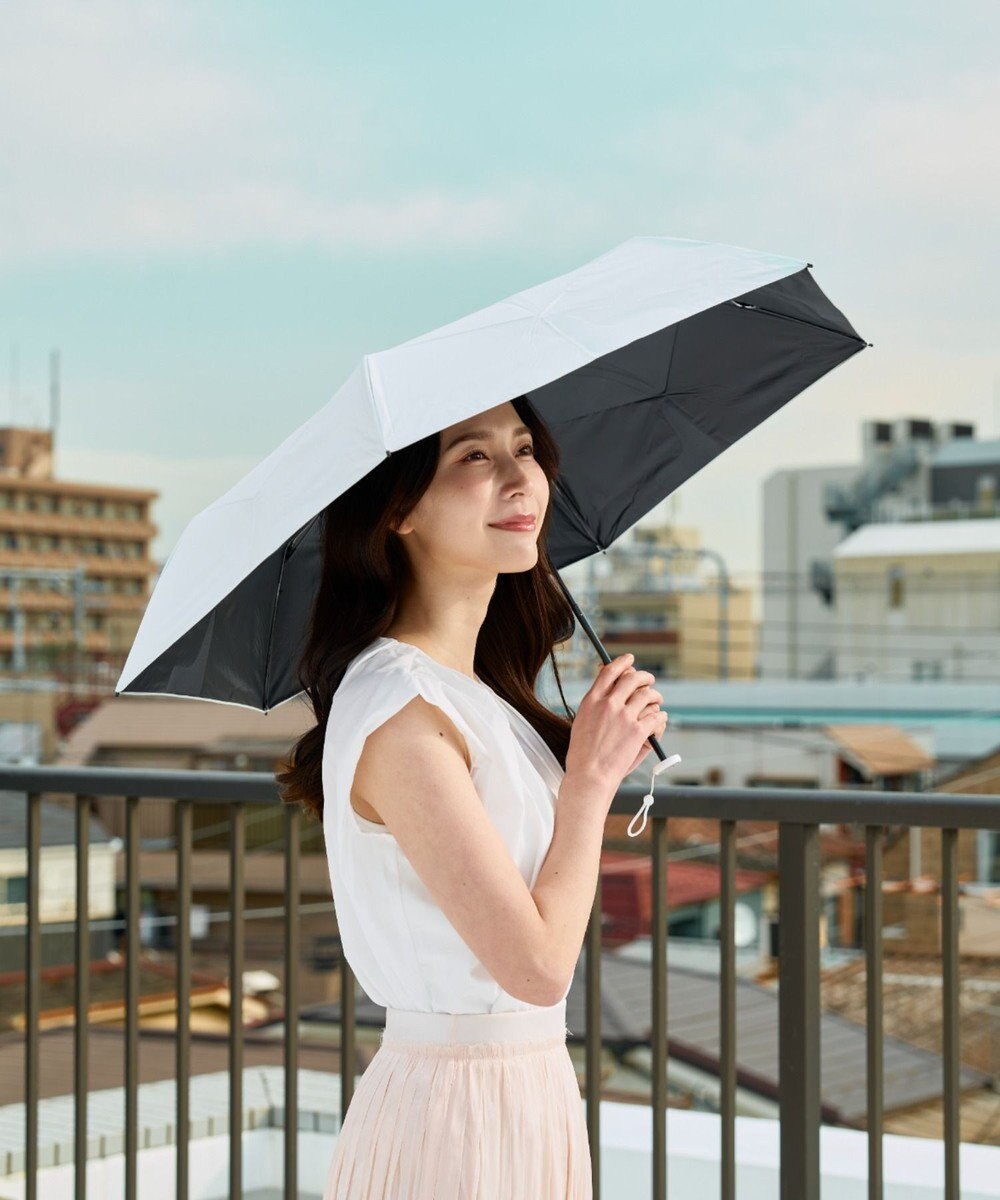 MOONBAT 【遮光100％/晴雨兼用】kowaza コワザ ライトウェイトカーボン プレーン 折りたたみ傘 簡単に畳める傘 コンパクト 50cm 