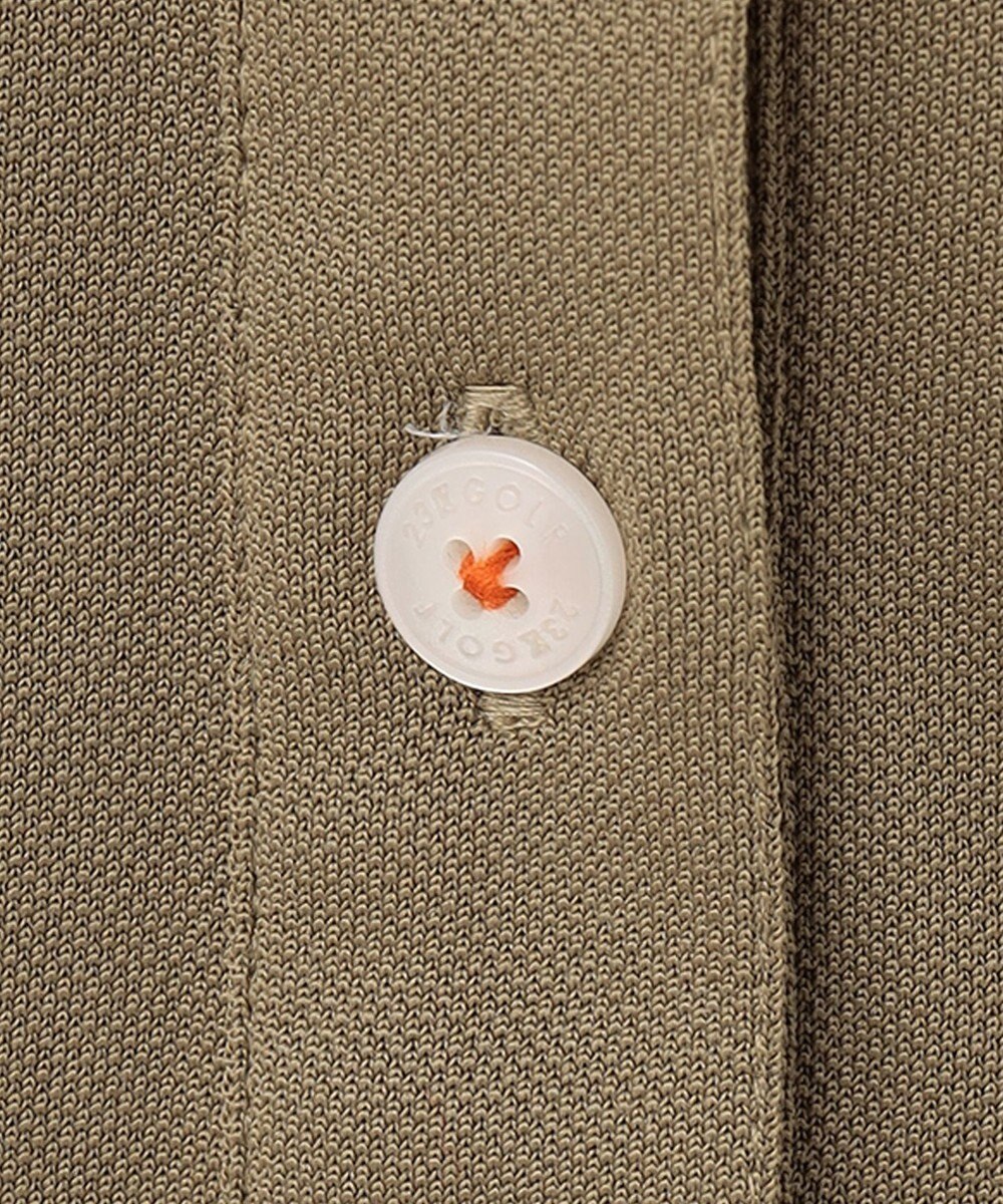 23区GOLF 【WOMEN】【吸水速乾/UVケア】STUDIO FIGLIO アロハ無地 ノースリーブ シャツ 