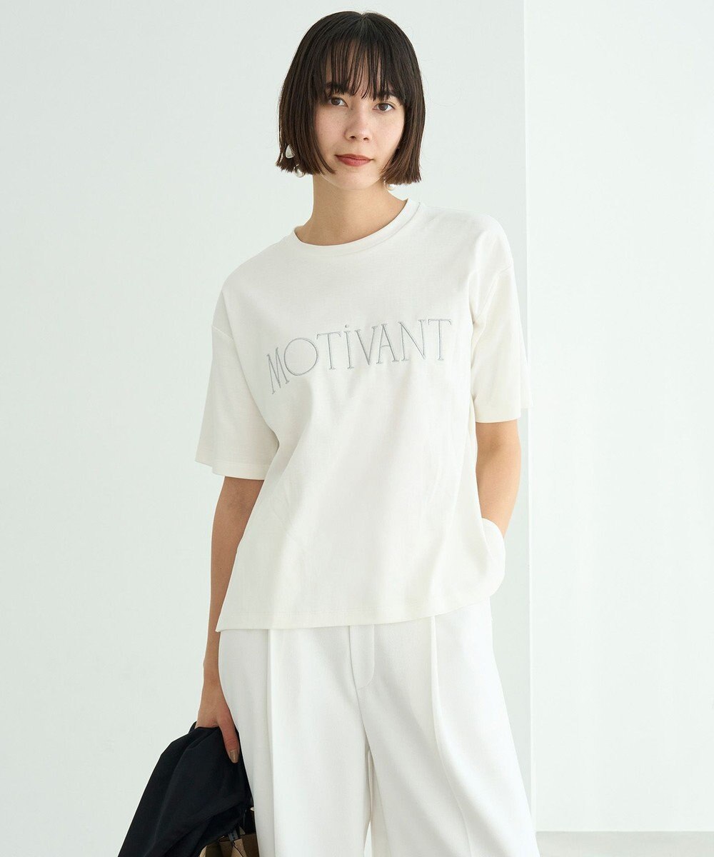 UNFILO BEAUTY FORM-Tコットン ロゴ半袖T 