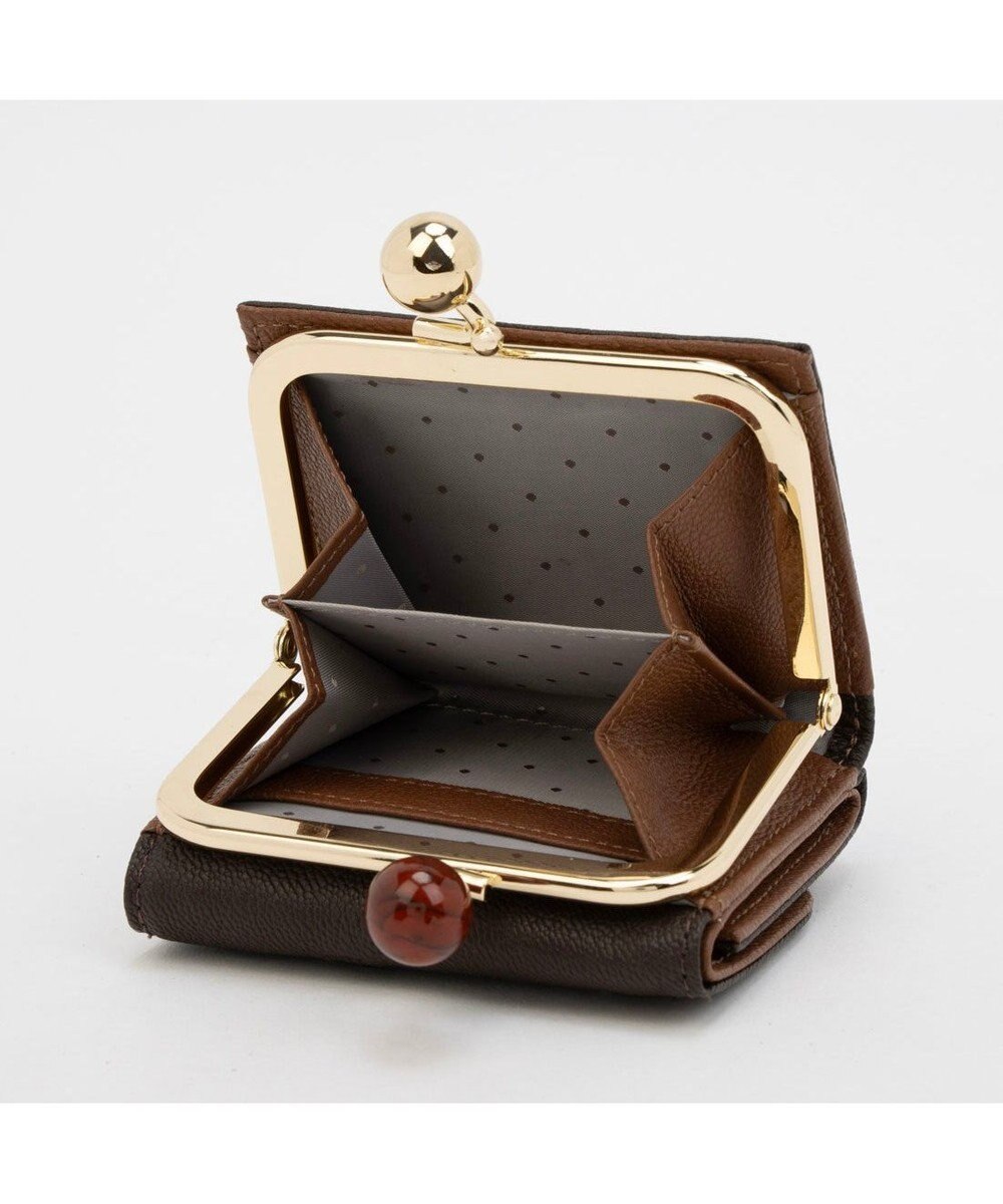 UNBILLION ペルケ perche / アクリル玉三つ折りミニサイフ 