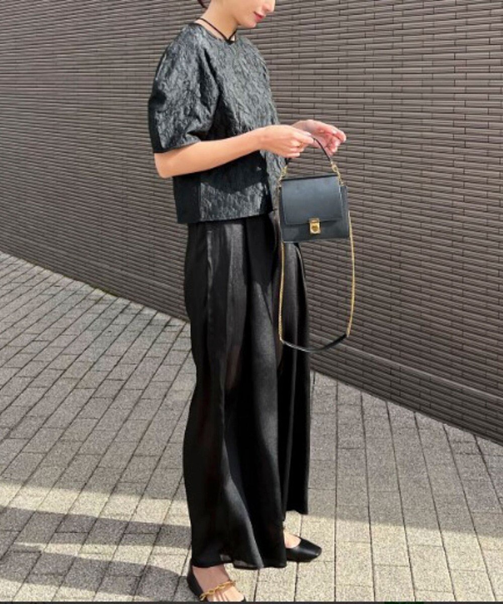 Green Parks AnriettMusee ショート丈ジャガードトップス 