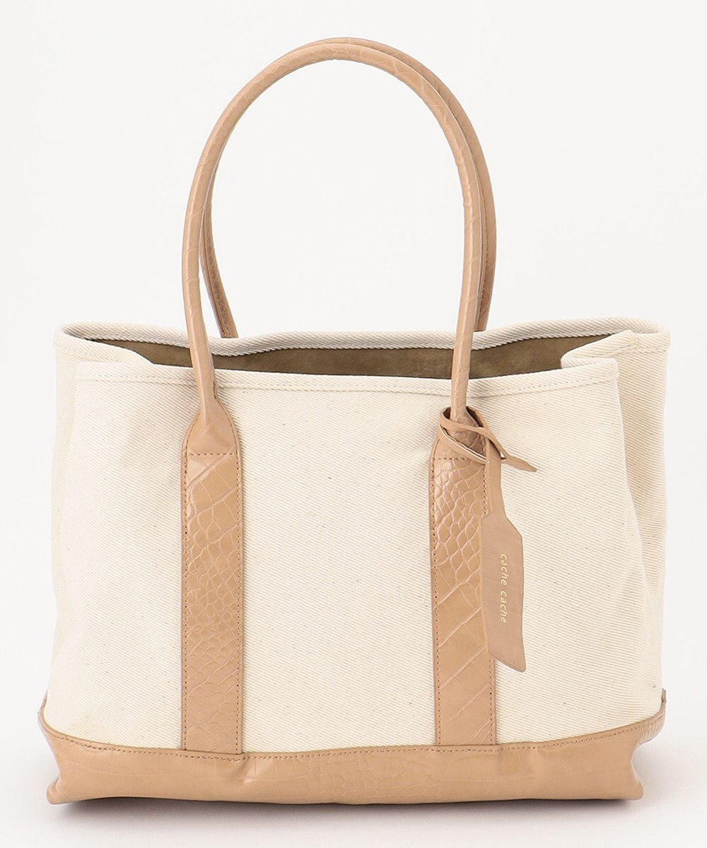 UNBILLION cachecache パーテーションキャンバストートバッグL 