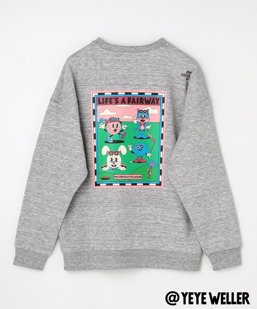 PW CIRCULUS 【UNISEX】【コラボアイテム】Yeyeコラボ スウェット ゴルフ 