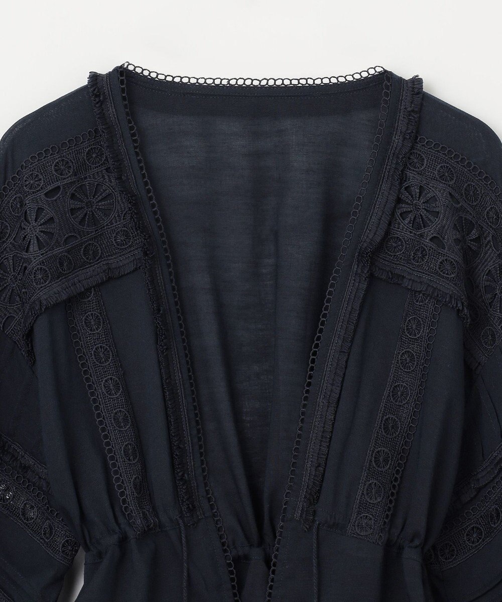 GRACE CONTINENTAL レースパッチブラウス 