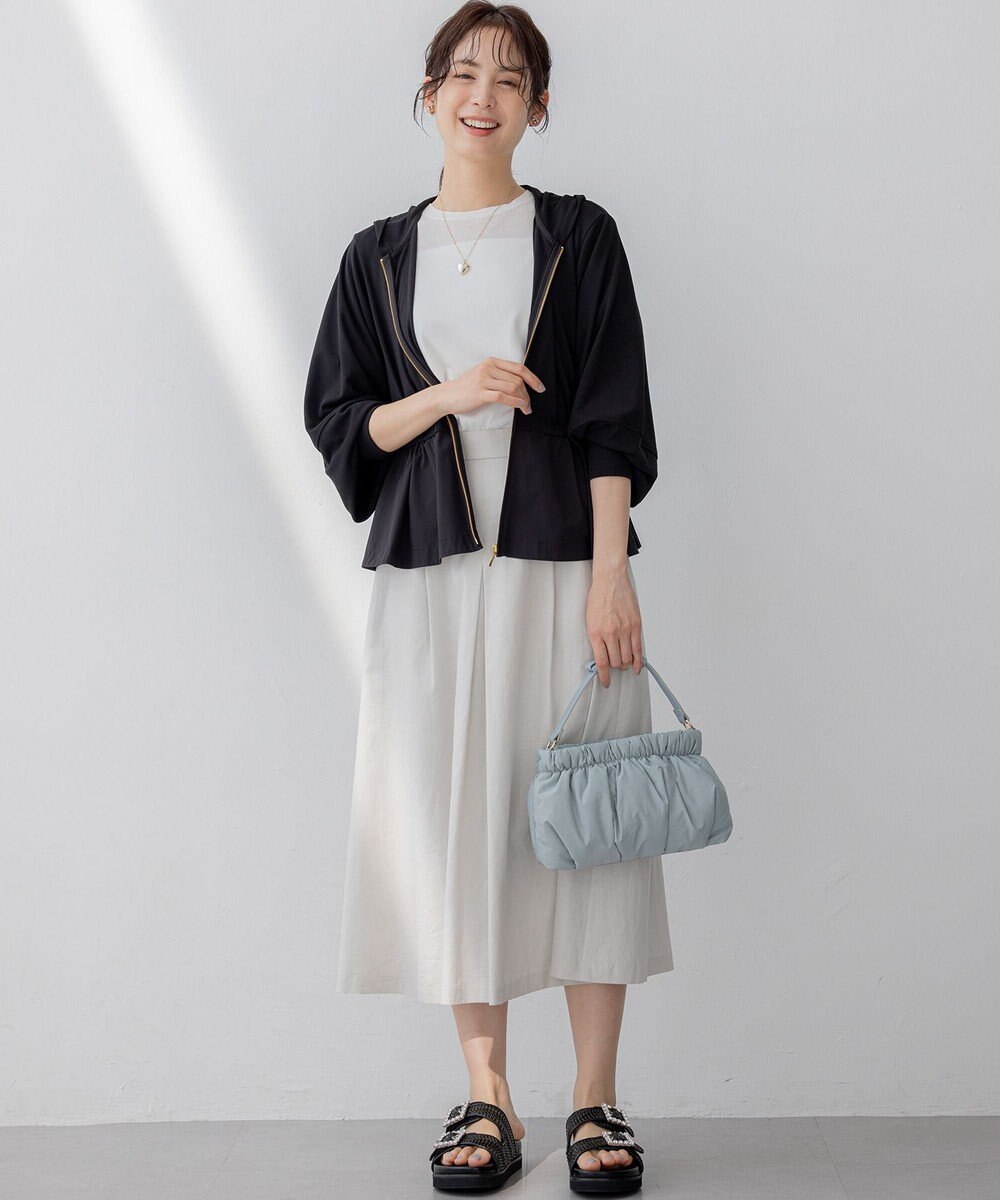 組曲 【WEB限定】ラッシュガード ペプラムパーカー 