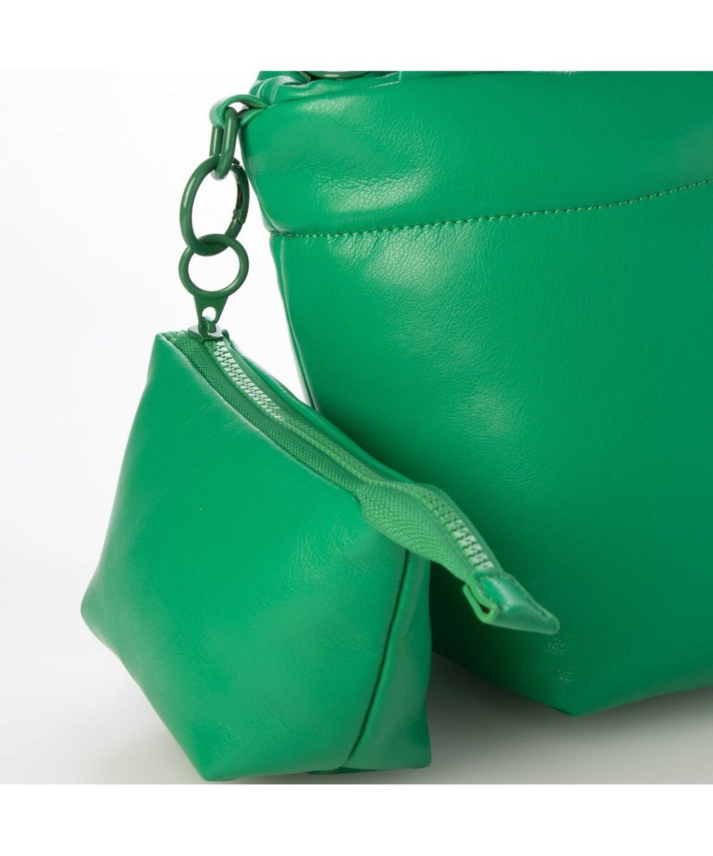 UNBILLION カシュカシュ cachecache / ポーチ付きパファーミニトートバッグ 