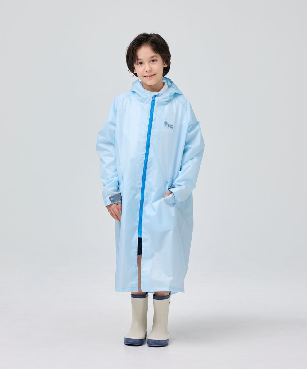 BEAMS SCHOOL レインコート ランドセル対応／収納袋付き 